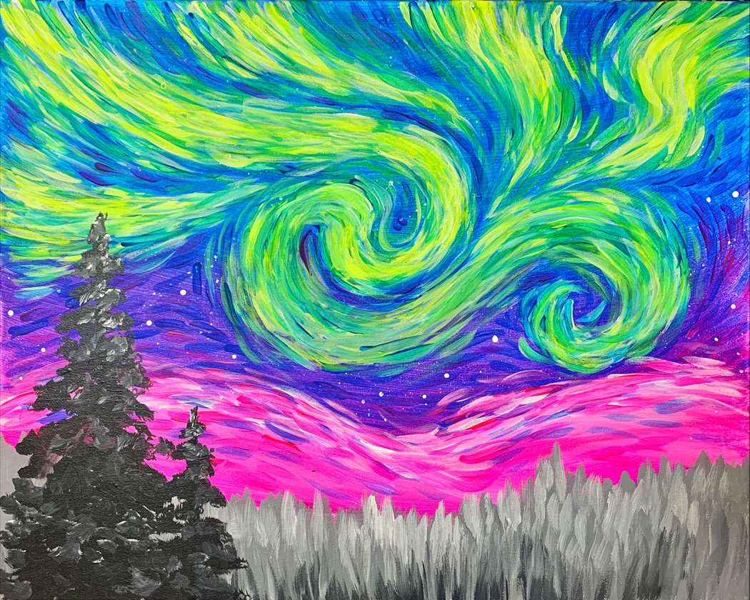 Aurora Starry Night