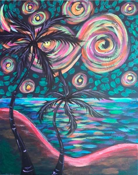 Bright Lights Starry Night