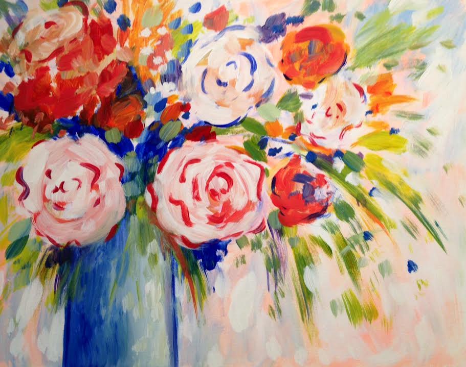 Pinot's Poppin' Peonies