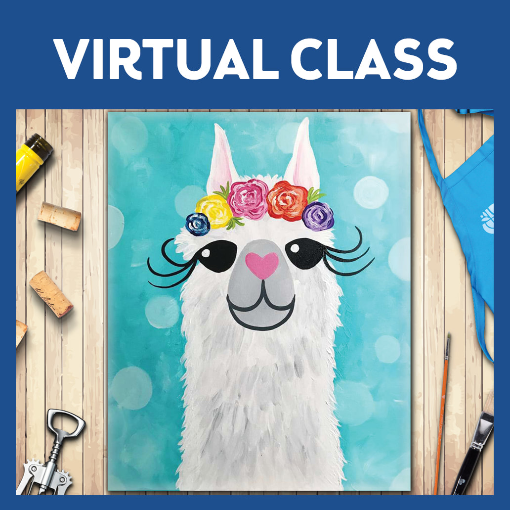 Cheeky Llama Paint Kit – Paint Happy Social Painting