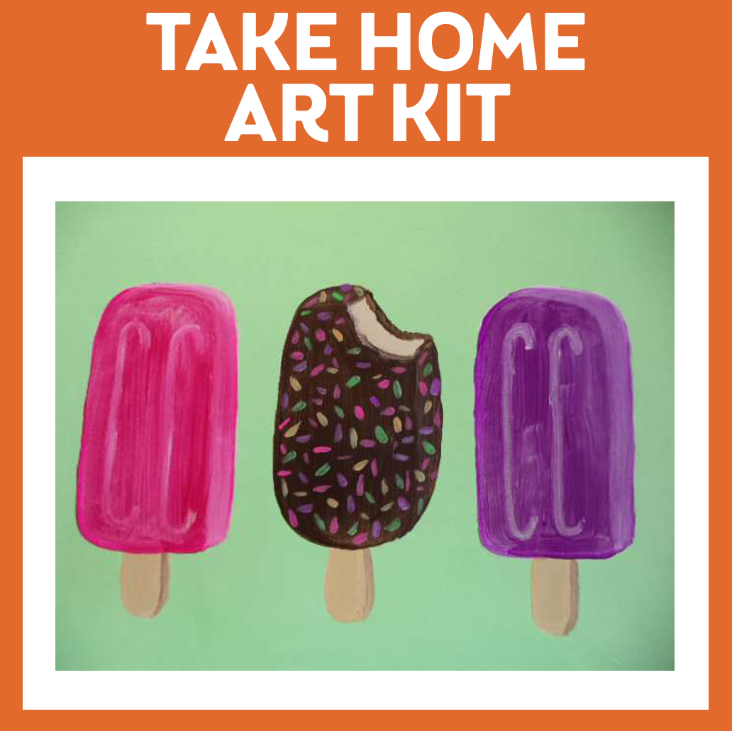 COOL TREATS TAKE HOME ART KIT - ORDER IN ONLINE SHOP - PICK UP IN CORRIDOR IN FRONT OF STUDIO