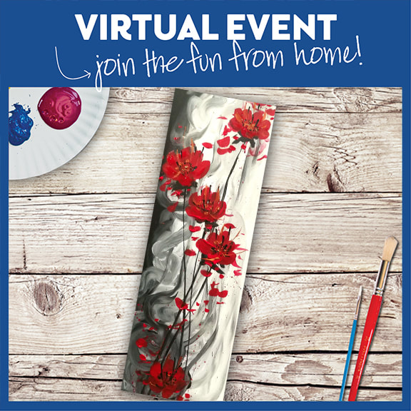 LIVE VIRTUAL CLASS + 7 DAYS ON-DEMAND: IKABANA BLISS - INCLUDES PAINT FROM HOME ART KIT