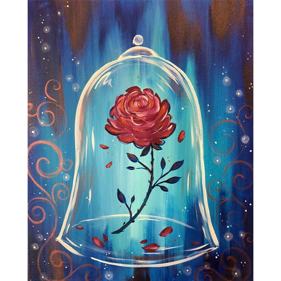 ENCHANTED ROSE - CHOOSE YOUR CANVAS SIZE